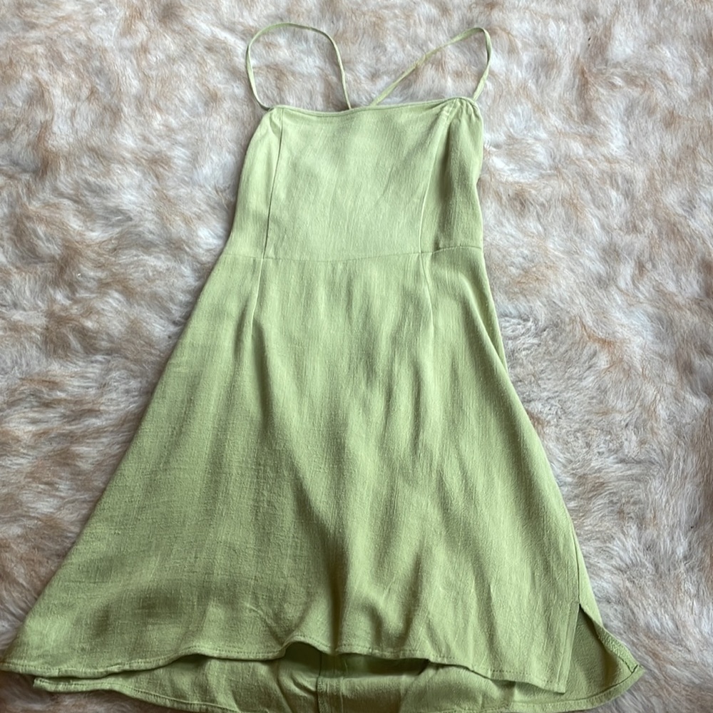 Green sun dress